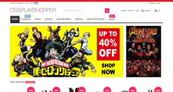 Desktop Screenshot of cosplayshopper.com